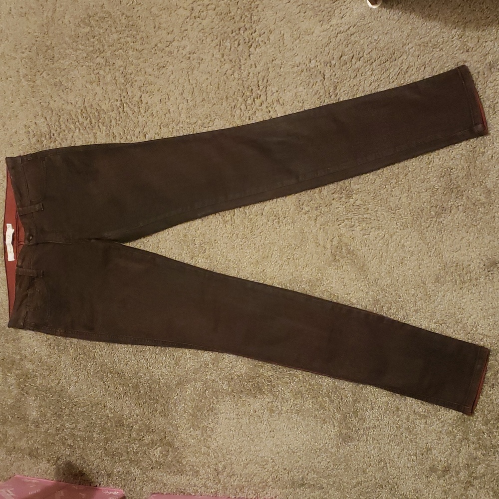Frankie B Coated Low Rise Skinny Jeans, 26